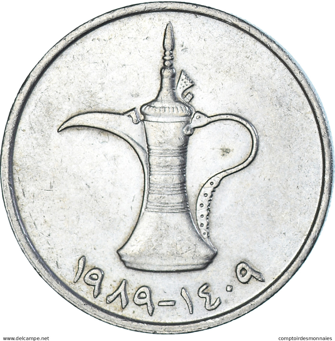 Monnaie, Émirats Arabes Unis, Dirham, 1989 - Emiratos Arabes