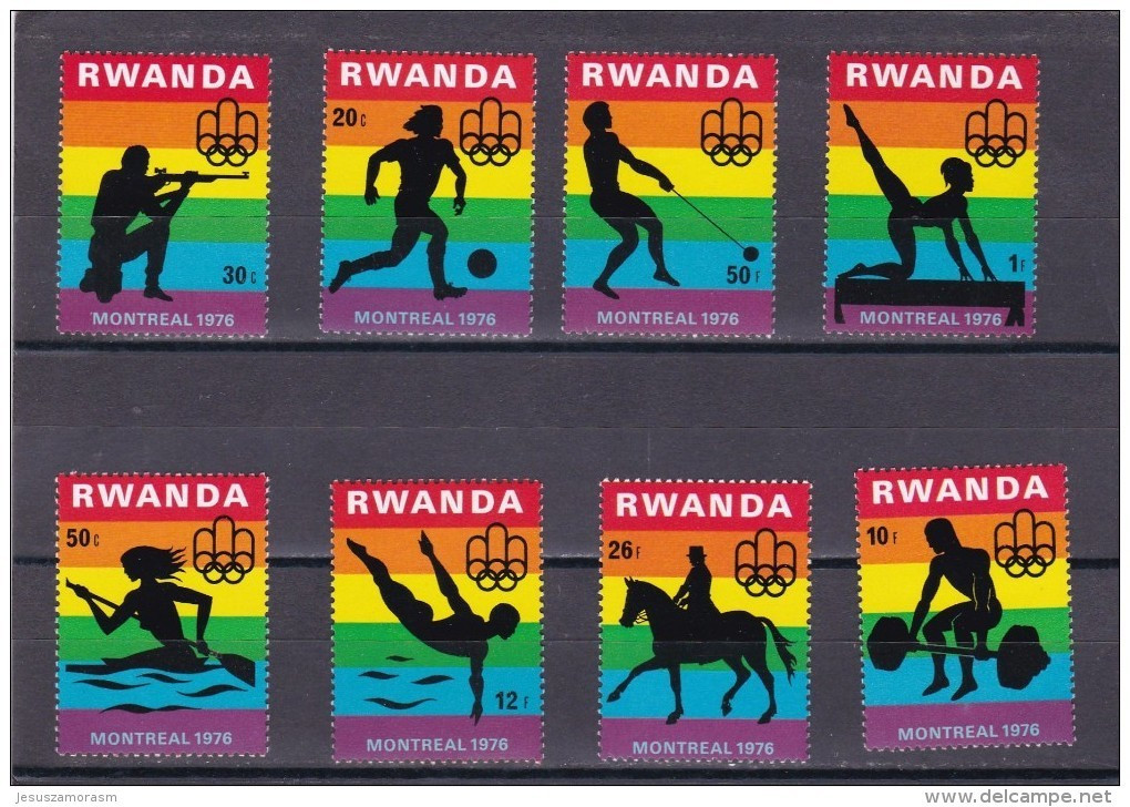 Rwanda Nº 737 Al 744 - Nuevos