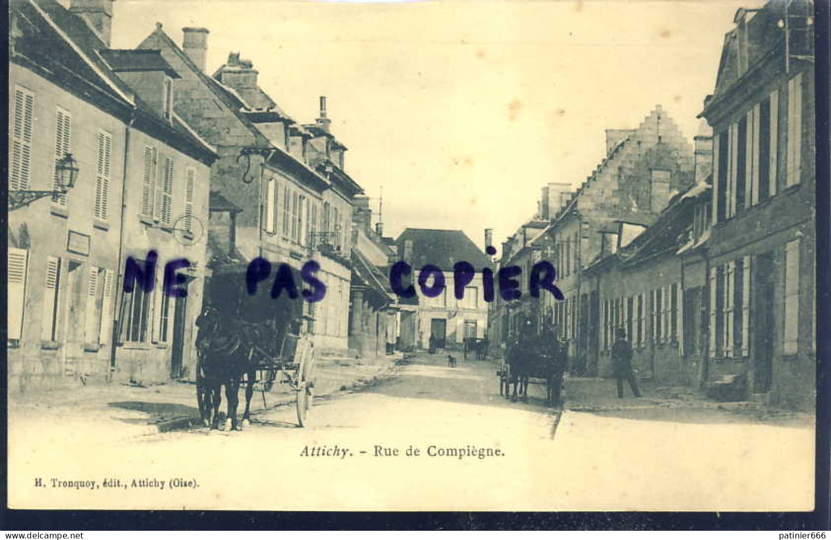 Attichy Rue De Compiegne - Attichy