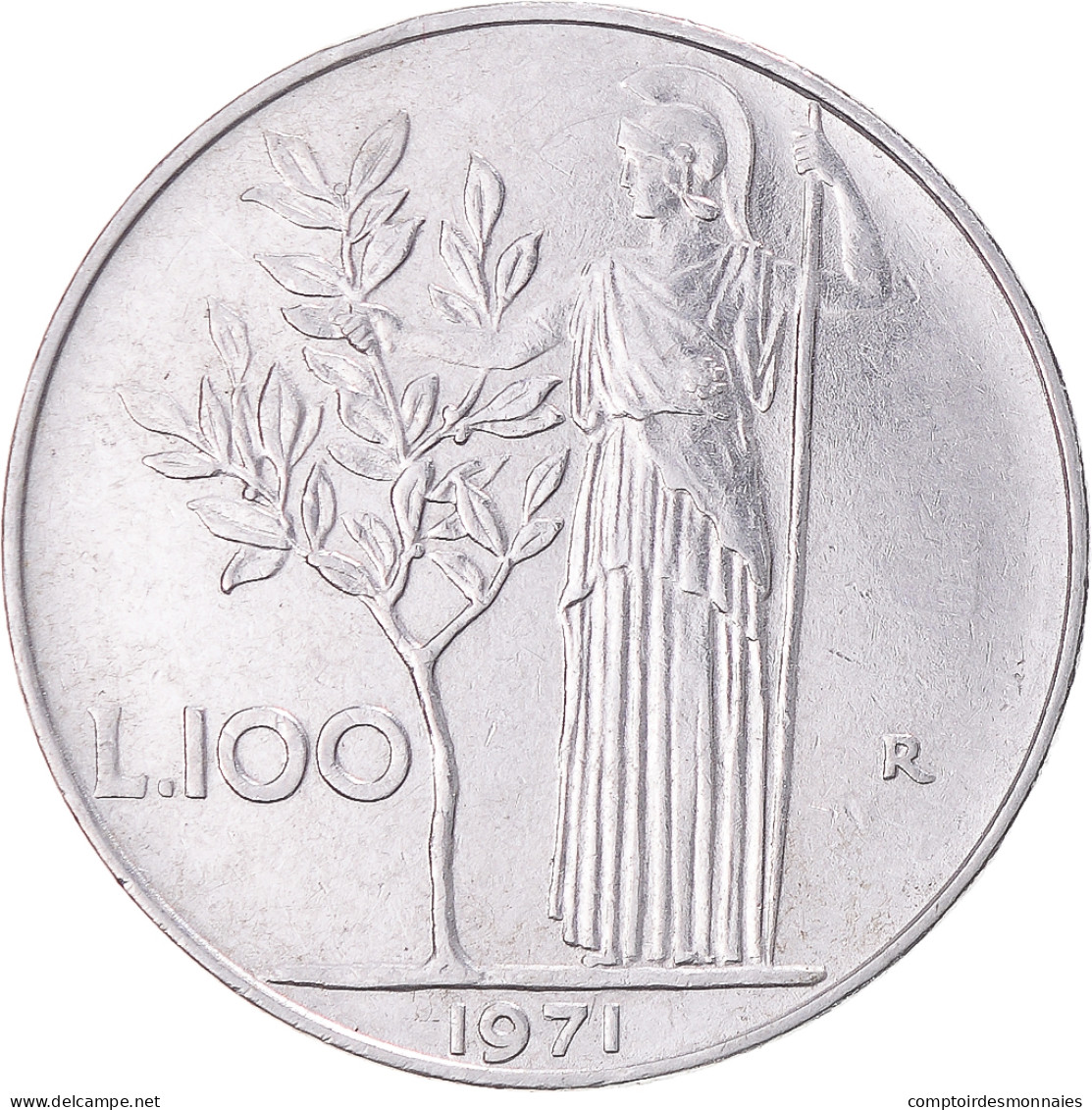 Monnaie, Italie, 100 Lire, 1971 - 100 Liras