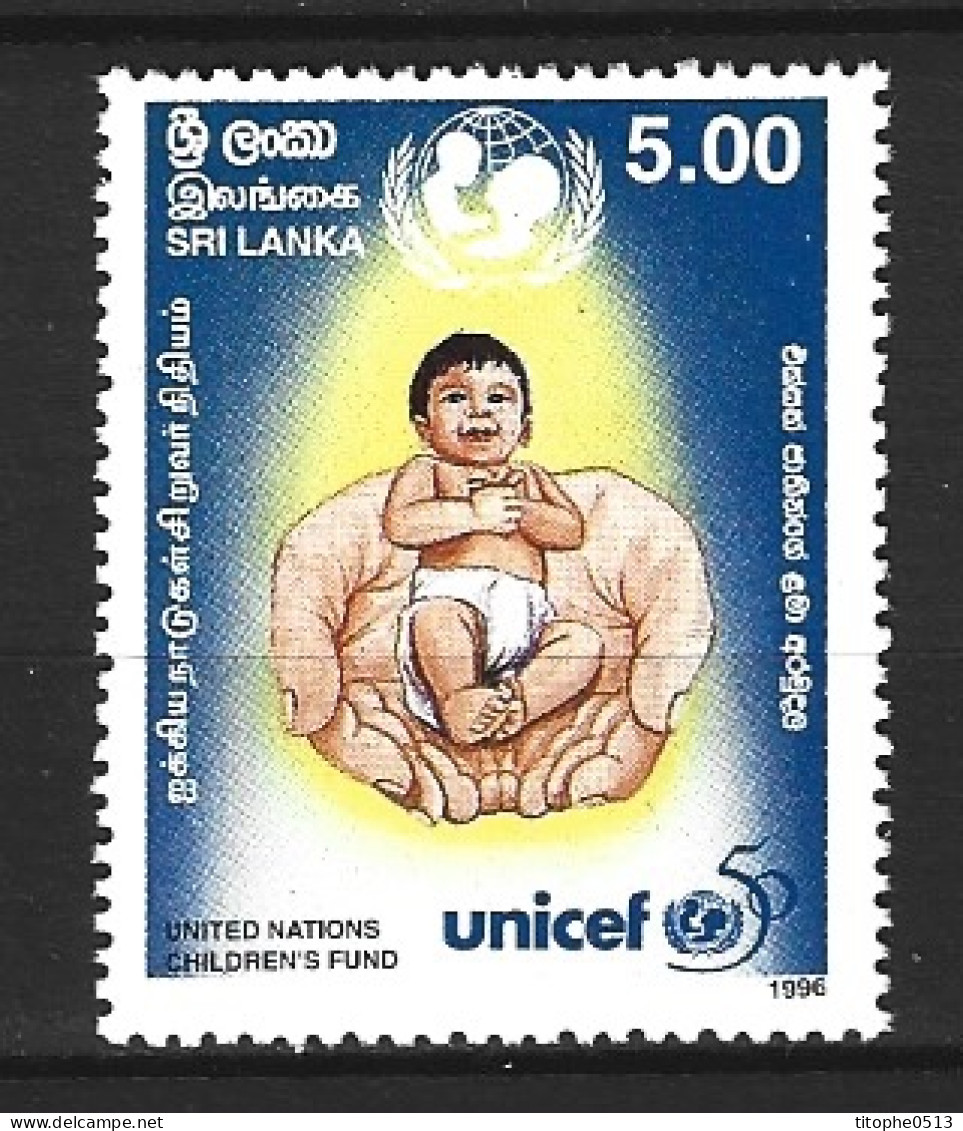 SRI LANKA. N°1112 De 1996. UNICEF. - UNICEF