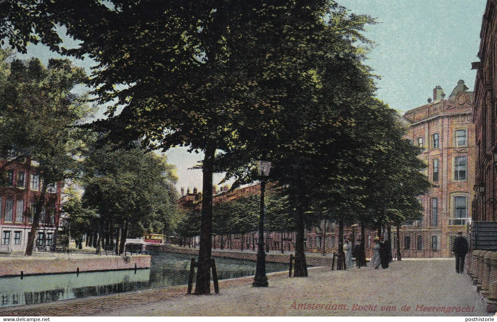 Ansicht 13 Aug 1912 Ouderkerk A-d Amstel )langebalk Via Woerden )langebalk' Naar Nieuwerbrug )grootrond' - Poststempels/ Marcofilie