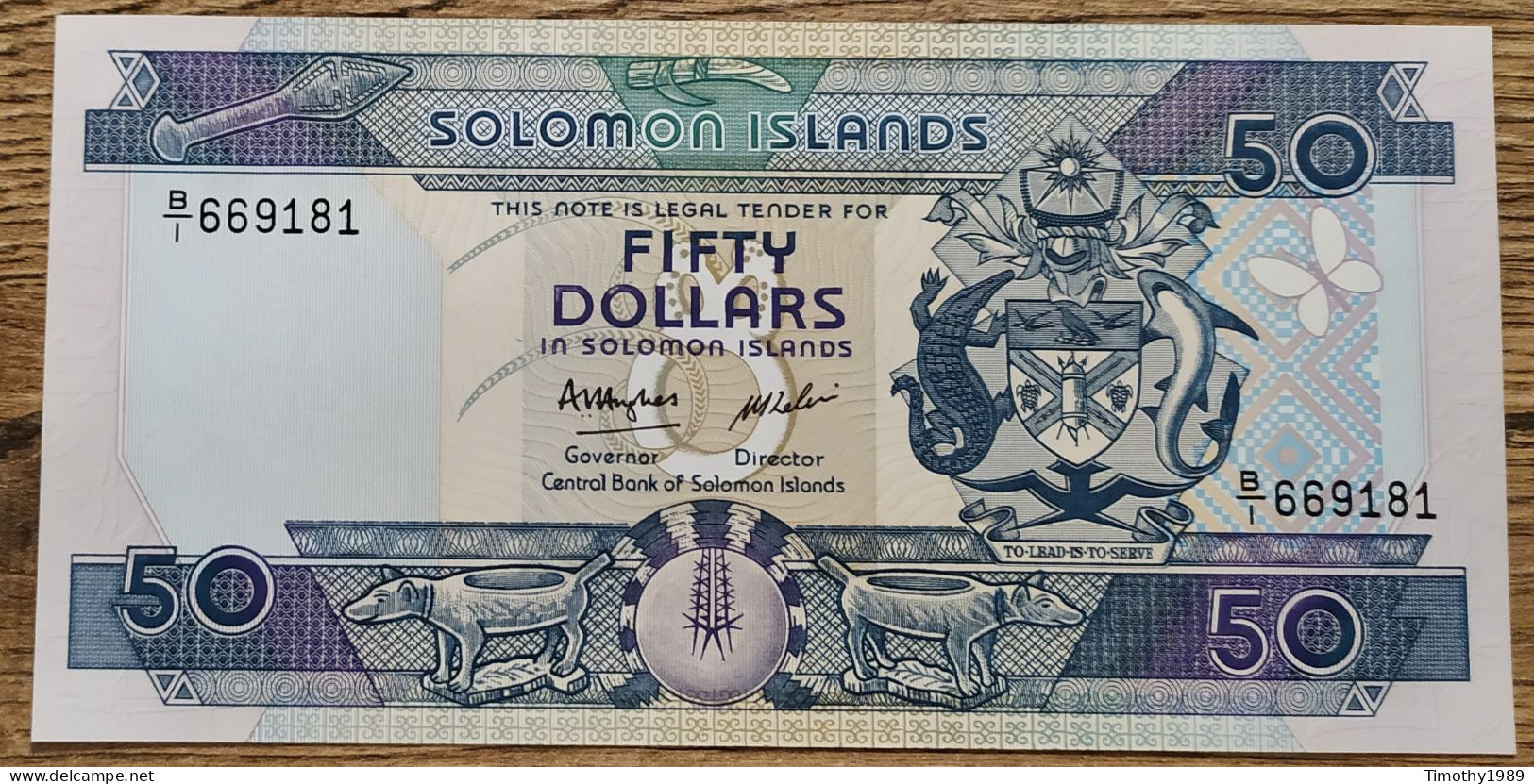 P# 17 - 50 Dollars Solomon Islands 1986-1996 - UNC - Solomon Islands