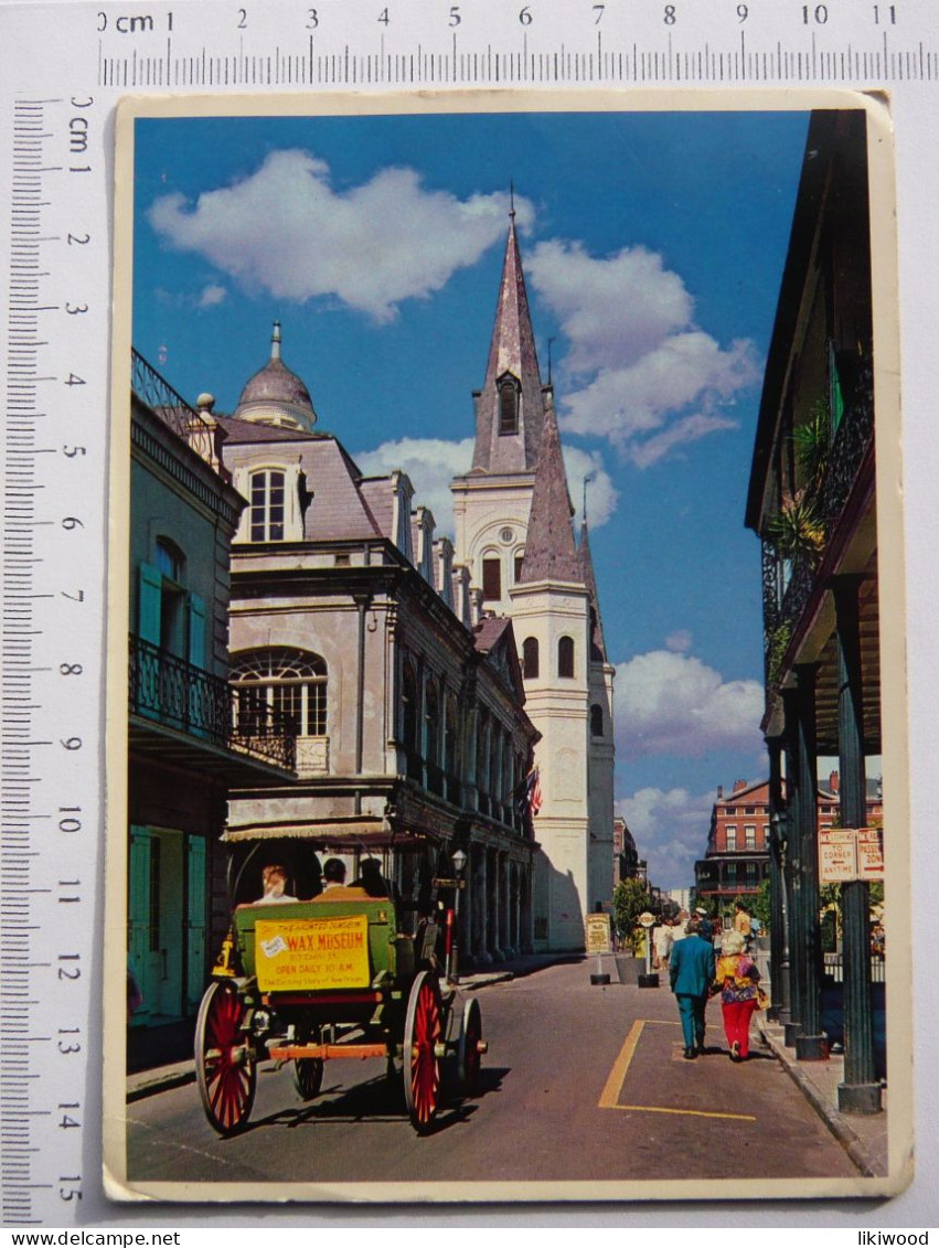 St. Louis Cathedral And Balconies Of The French Quarter In New Orleans, Louisiana - New Orleans