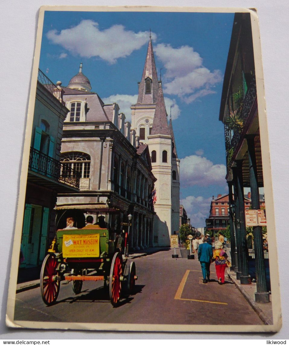 St. Louis Cathedral And Balconies Of The French Quarter In New Orleans, Louisiana - New Orleans