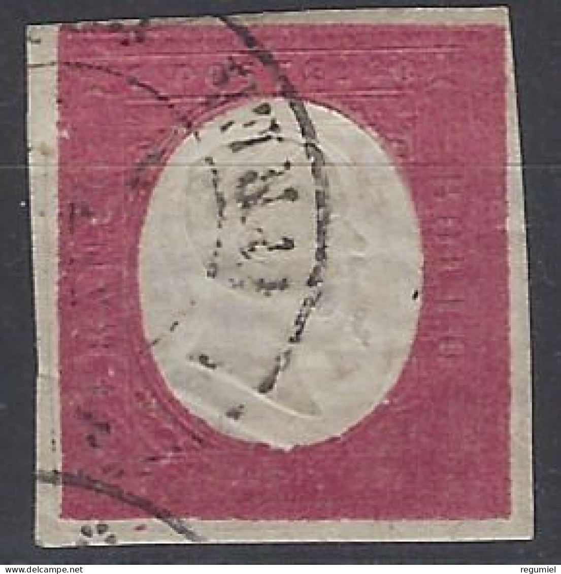 Italia Cerdeña U  9 (o) Usado 1854 - Sardegna