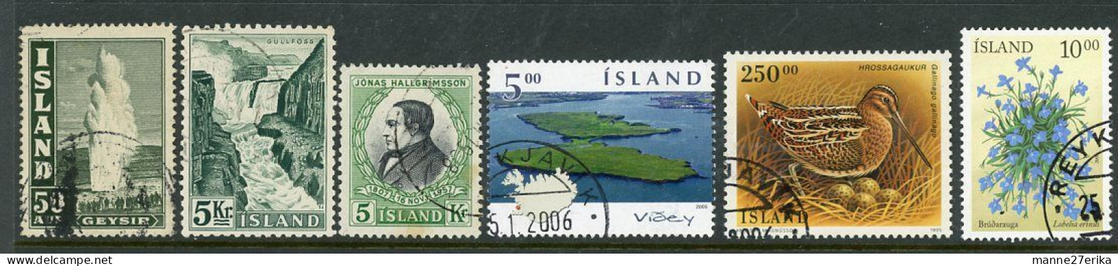 Iceland USED  Lot - Altri & Non Classificati