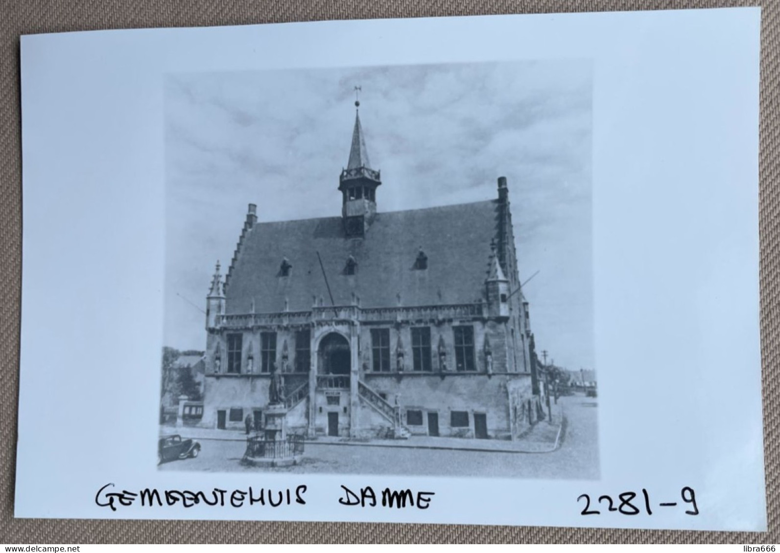 DAMME - Stadhuis - 14,5 X 10 Cm (REPRO PHOTO ! Zie Beschrijving, Voir Description, See Description) ! - Luoghi