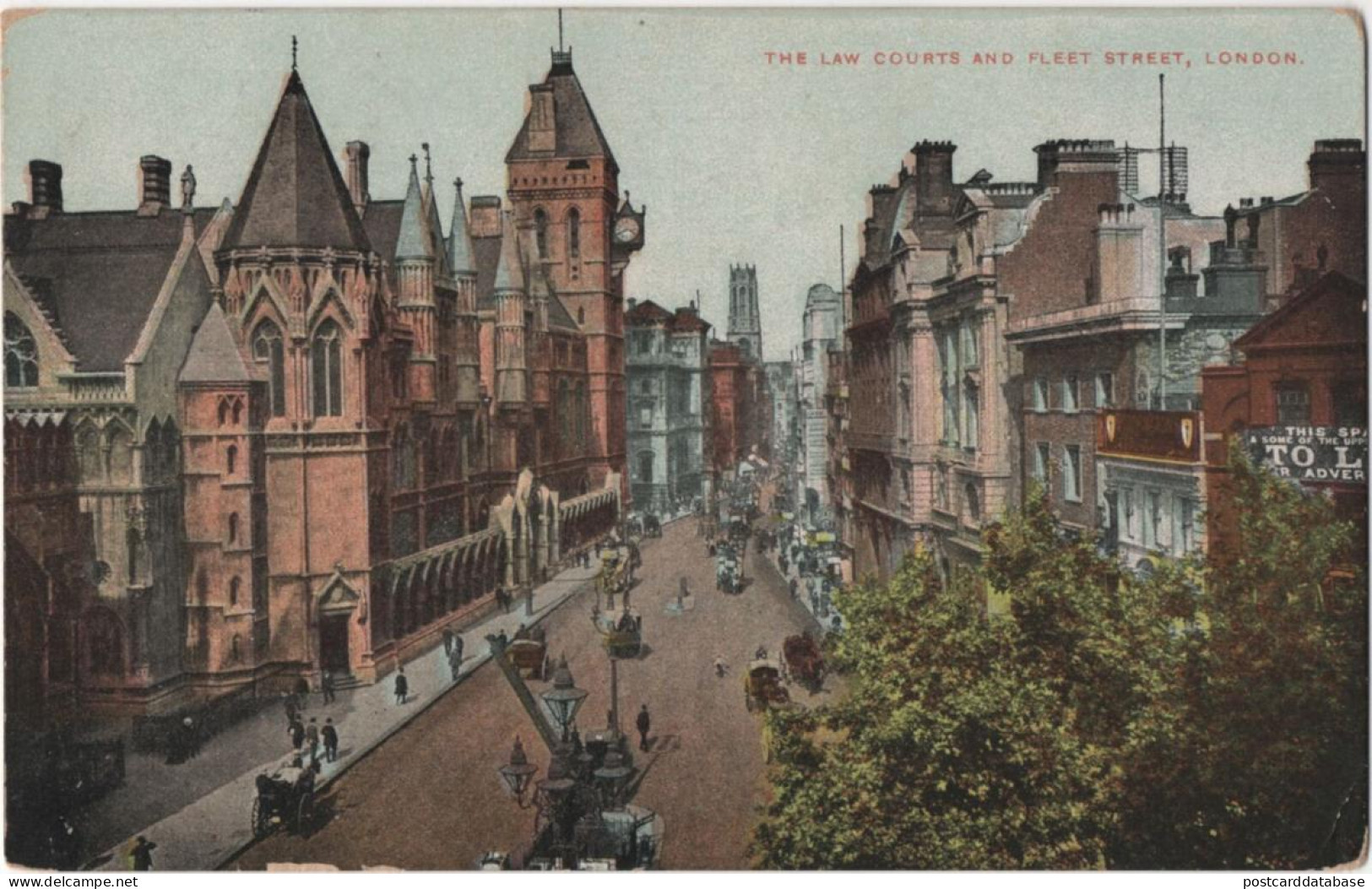 London - The Law Courts And Fleet Street - London Suburbs