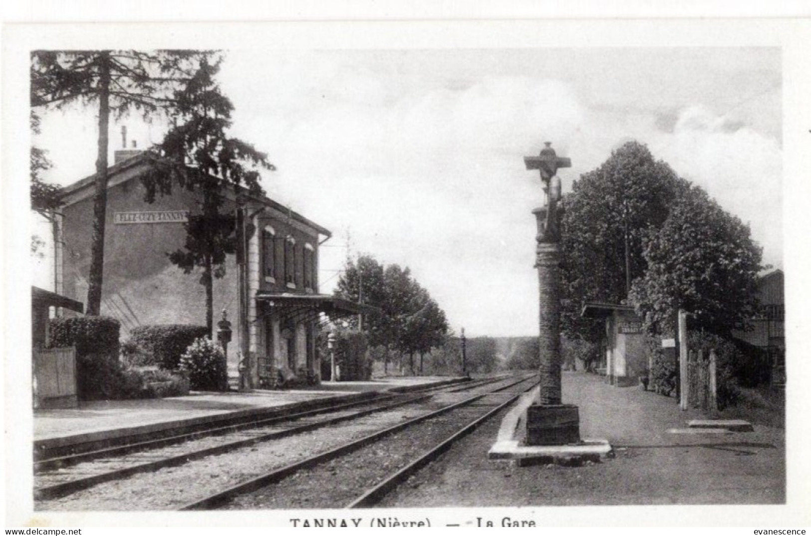 Tannay : La Gare  /// Ref Mars 24. /// BO. 58 - Tannay