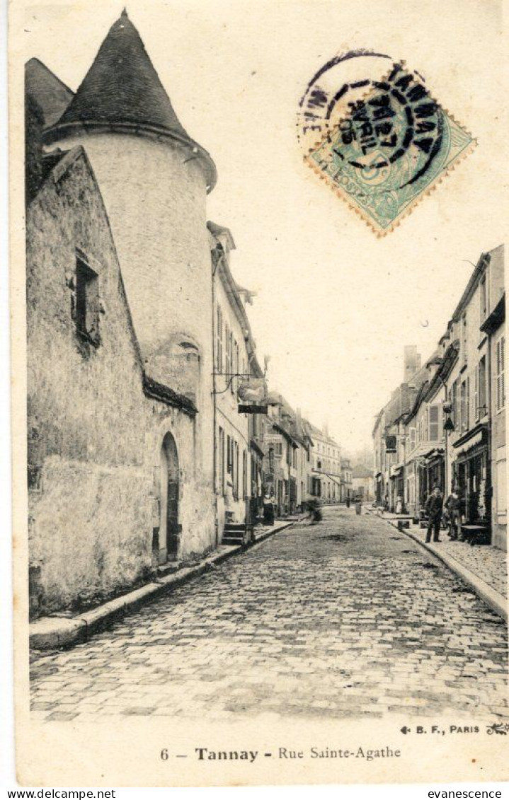 Tannay :  Rue  Ste Agathe  /// Ref Mars 24. /// BO. 58 - Tannay