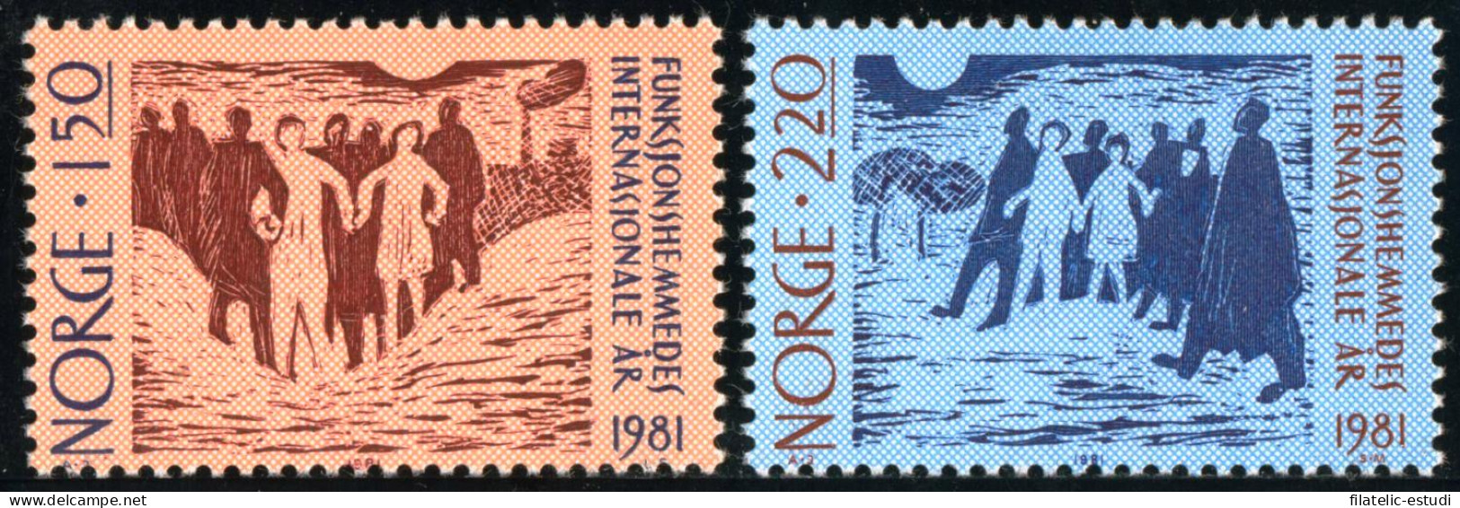 MED  Noruega Norway  Nº 821/22  1981  MNH - Autres & Non Classés