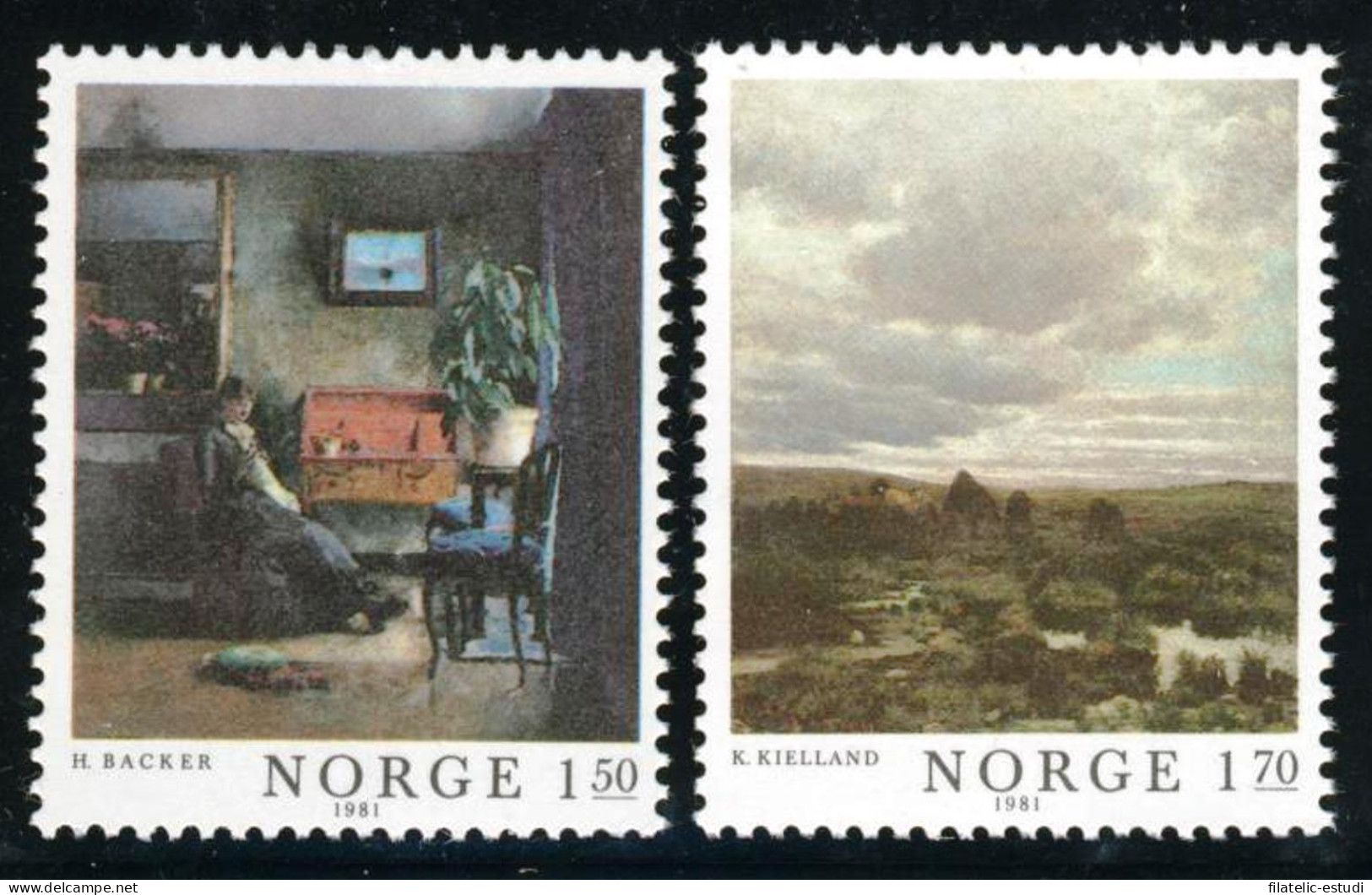 MI1 Noruega Norway  Nº 803/4  1981  MNH - Other & Unclassified