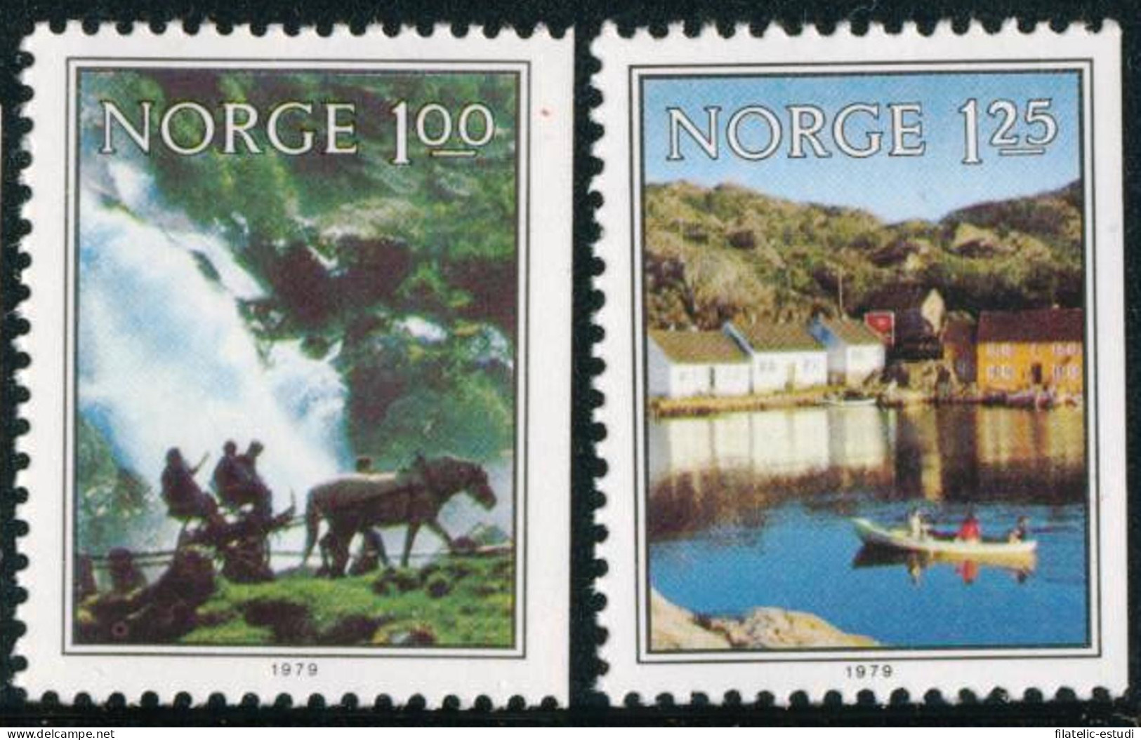 BA2/TRA2  Noruega Norway  Nº 751/52  1979  MNH - Other & Unclassified
