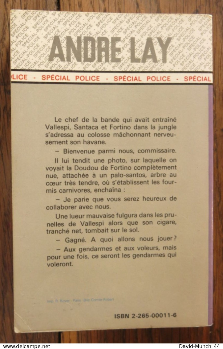 V Comme Vallespi De André Lay. Fleuve Noir, Spécial Police. 1976 - Fleuve Noir