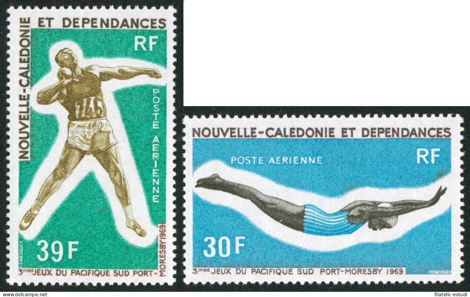 DEP1 Nueva Caledonia  Nº A 106/07  1969   MNH - Andere & Zonder Classificatie