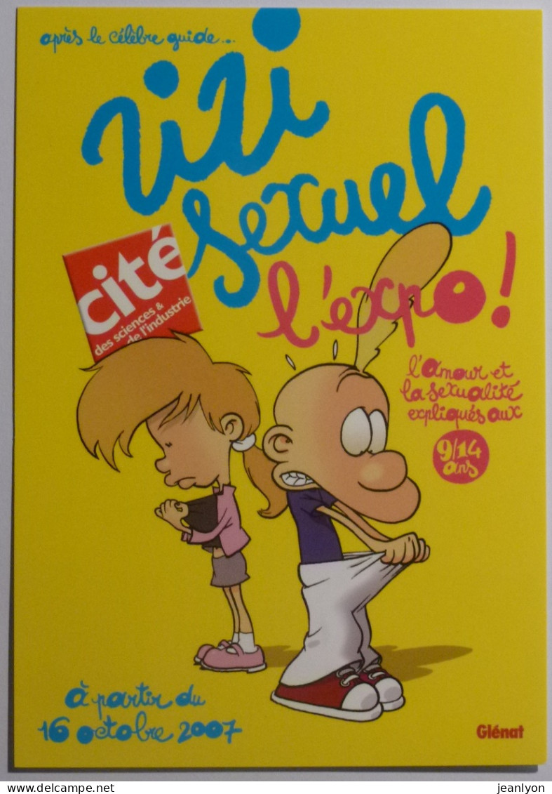 TITEUF - Bande Dessinée ZEP / BD - Carte Publicitaire Expo Zizi Sexuel Cité Des Sciences & De L'industrie Paris - Fumetti
