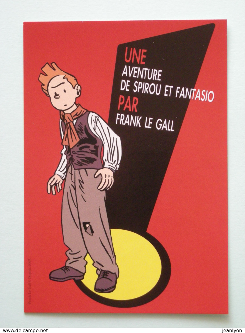 SPIROU - Bande Dessinée / BD - Aventure Spirou Et Fantasio - Les Marais Du Temps ... - Ed. Dupuis - Carte Pub - Fumetti