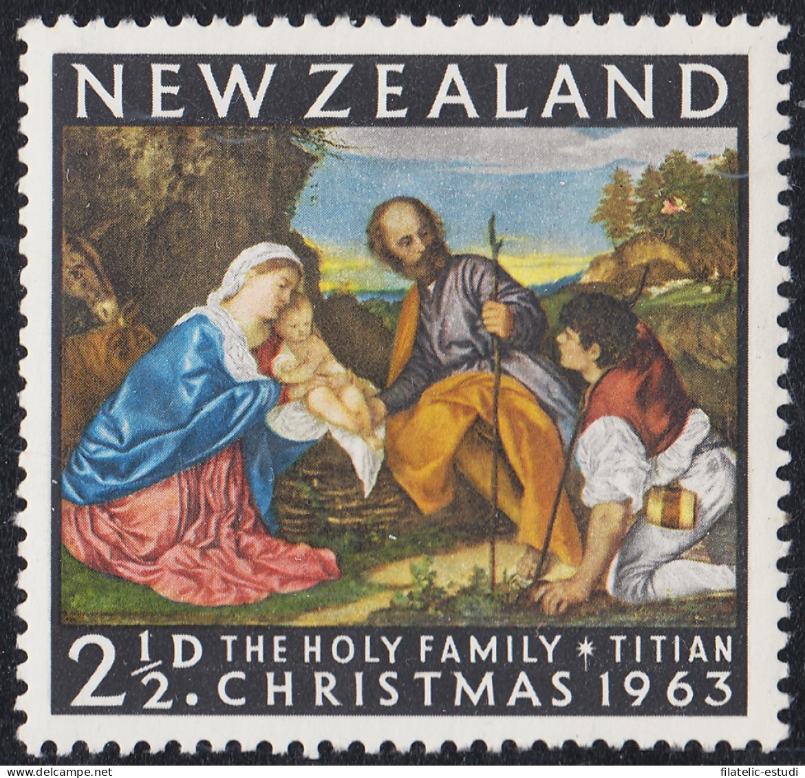 Nueva Zelanda New Zealand 416 1963 Navidad Christmas MNH - Otros & Sin Clasificación