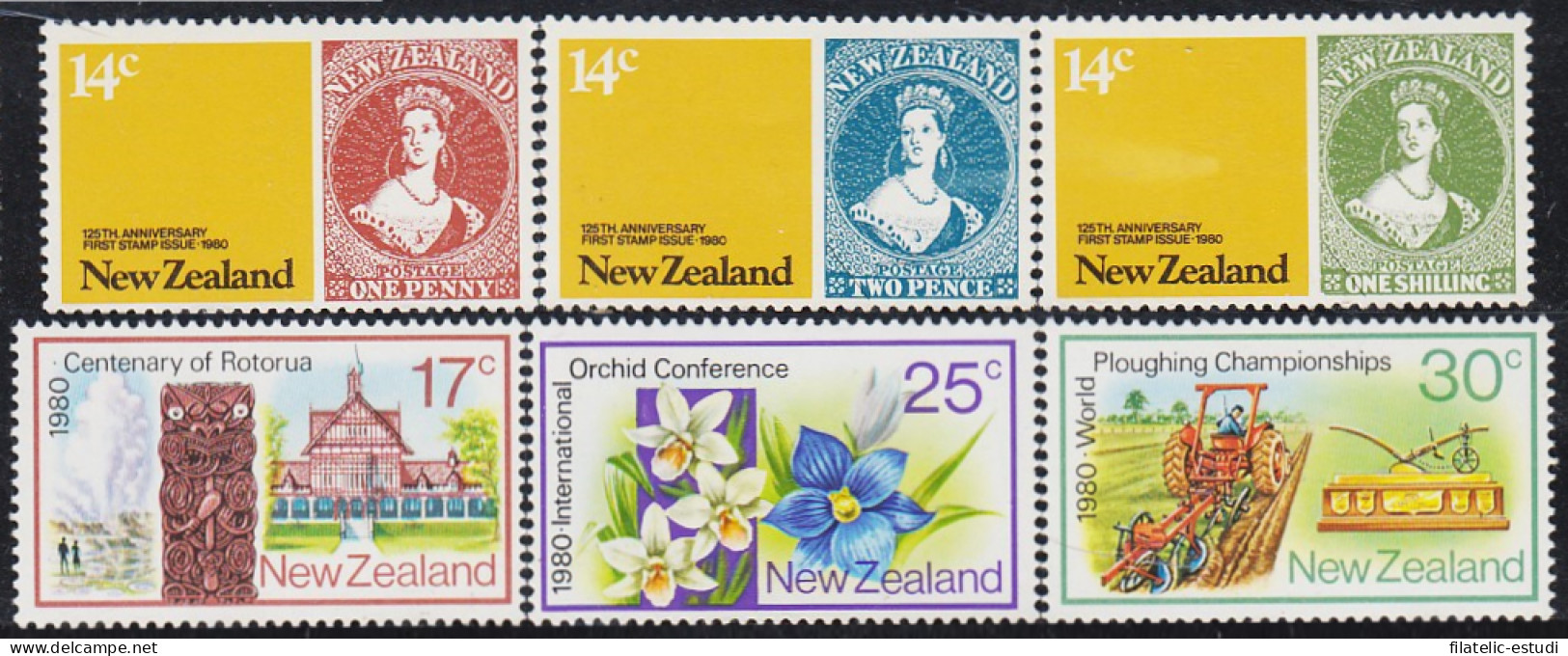 Nueva Zelanda New Zealand 760/65 1980 Aniversarios Y Eventos MNH - Otros & Sin Clasificación