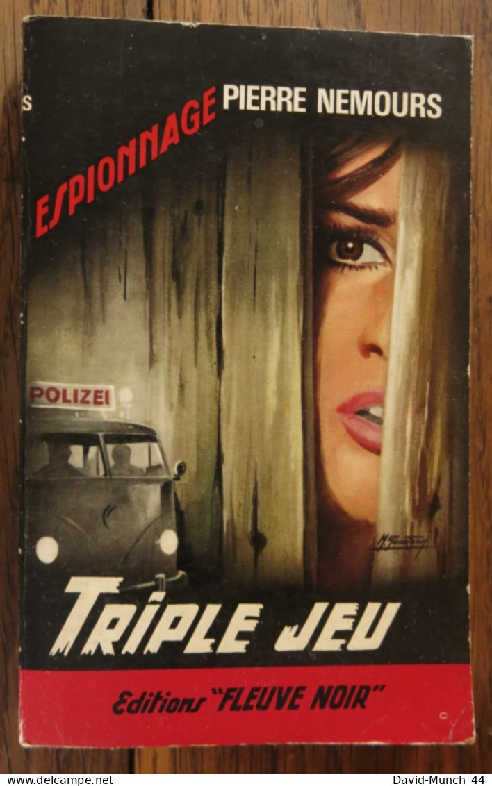 Triple Jeu De Pierre Nemours. Fleuve Noir, Espionnage.1966 - Fleuve Noir