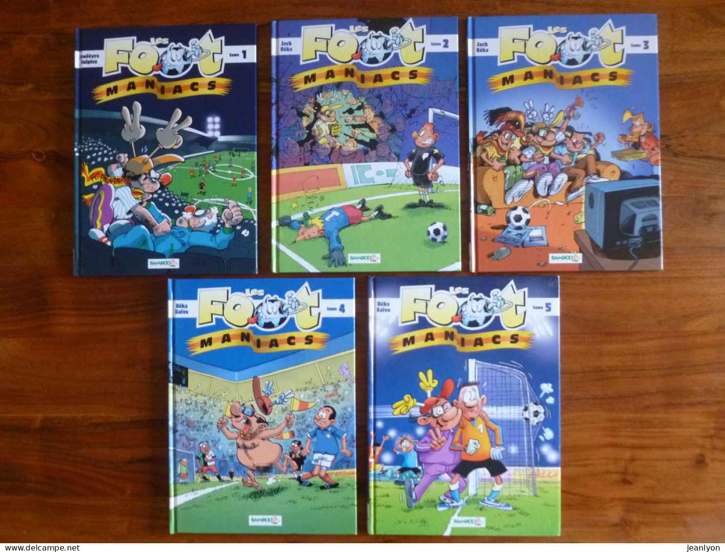 BD / FOOT MANIACS - Football - Lot De 5 BANDES DESSINEES / Tomes 1 à 5 - Lotti E Stock Libri