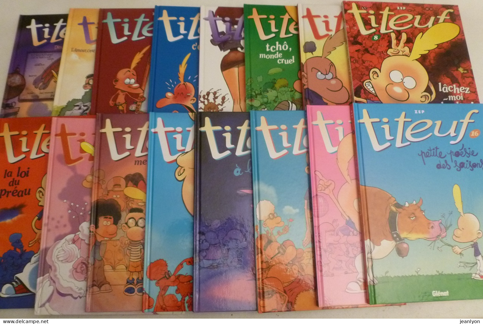 BD / TITEUF - ZEP - Tomes 1 à 16 - 16 BANDES DESSINEES - Wholesale, Bulk Lots