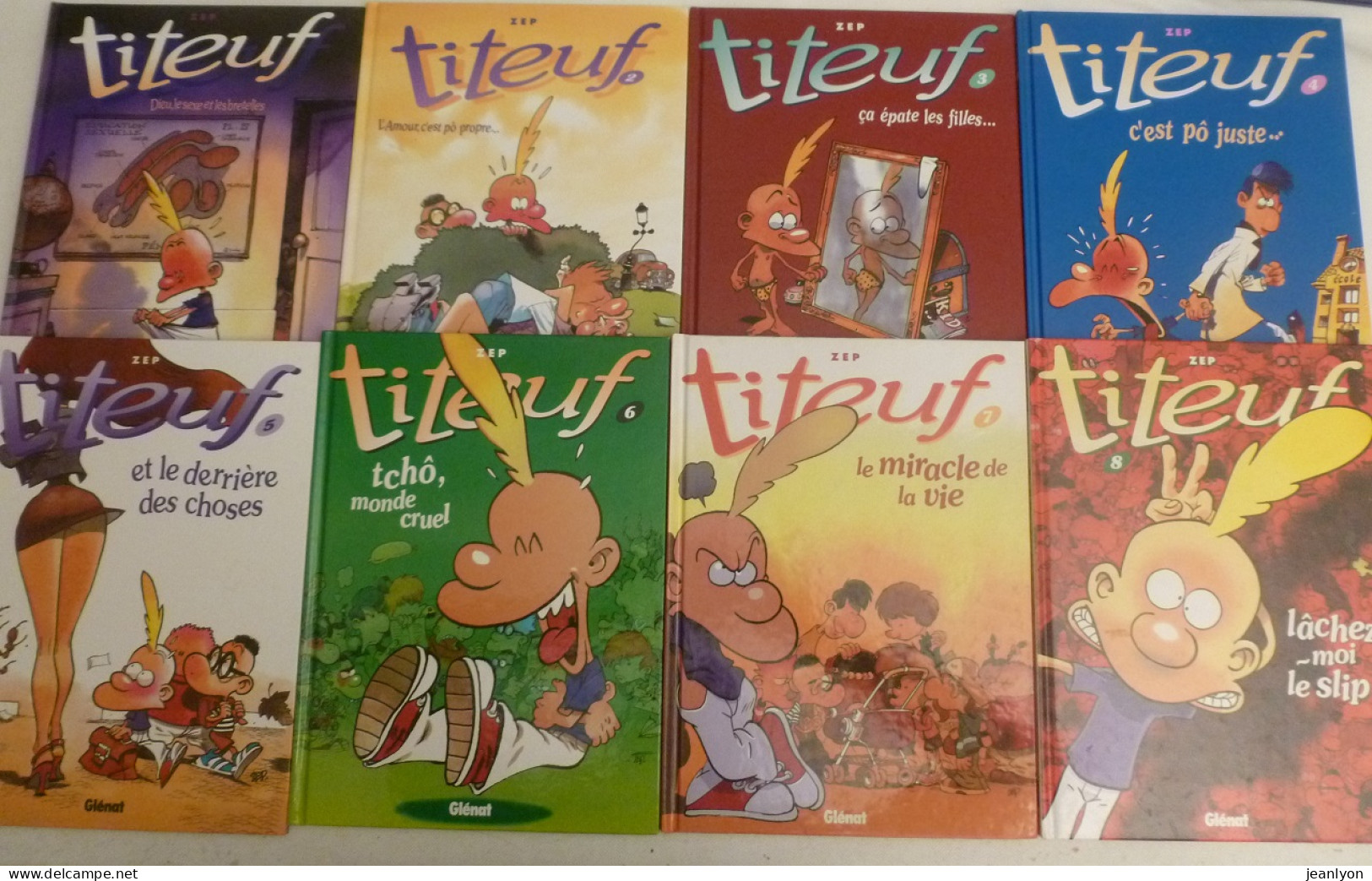 BD / TITEUF - ZEP - Tomes 1 à 16 - 16 BANDES DESSINEES - Wholesale, Bulk Lots