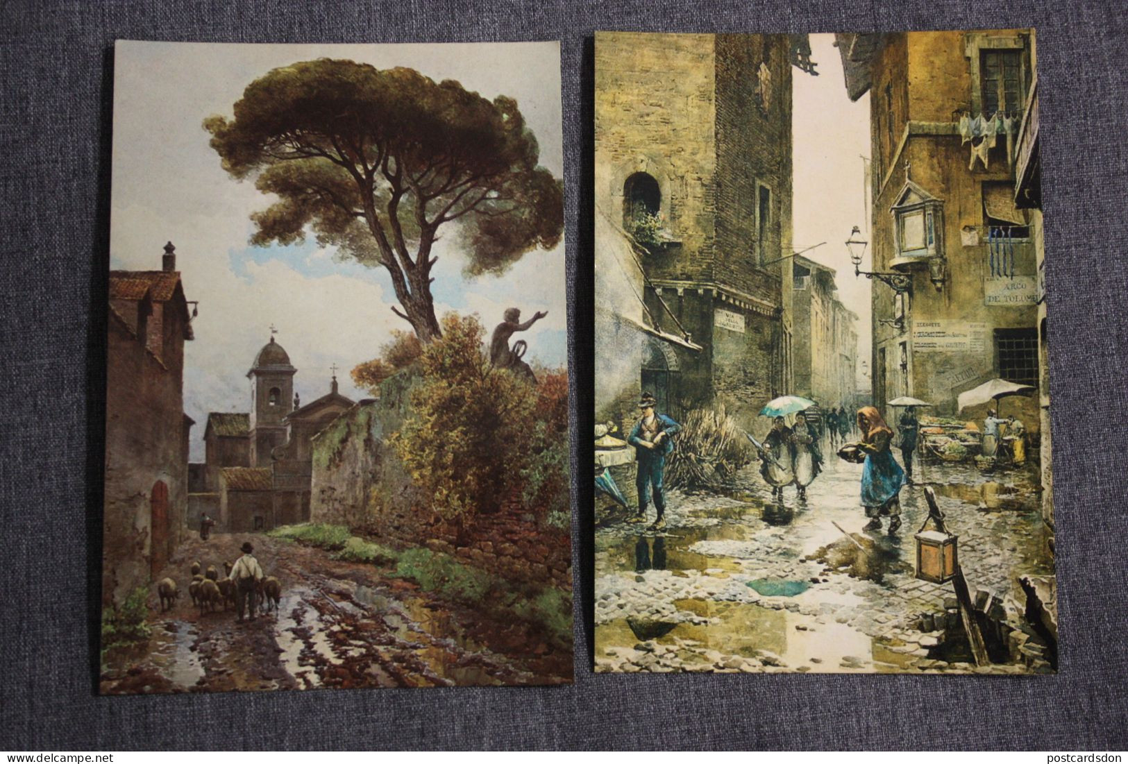 Ettore Roesler Franz - Roma Sparita - Via Della Lungarella. Vicolo S.Nicola - Musea