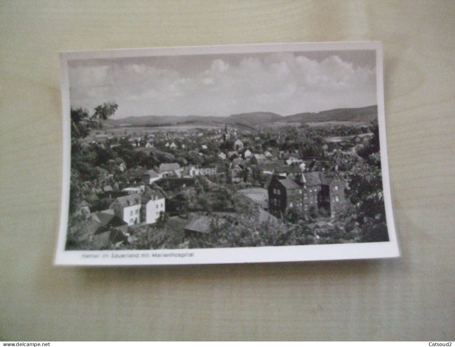 Carte Postale Ancienne 1953 HEMER Im Sauerland Mit Marienhospital - Hemer