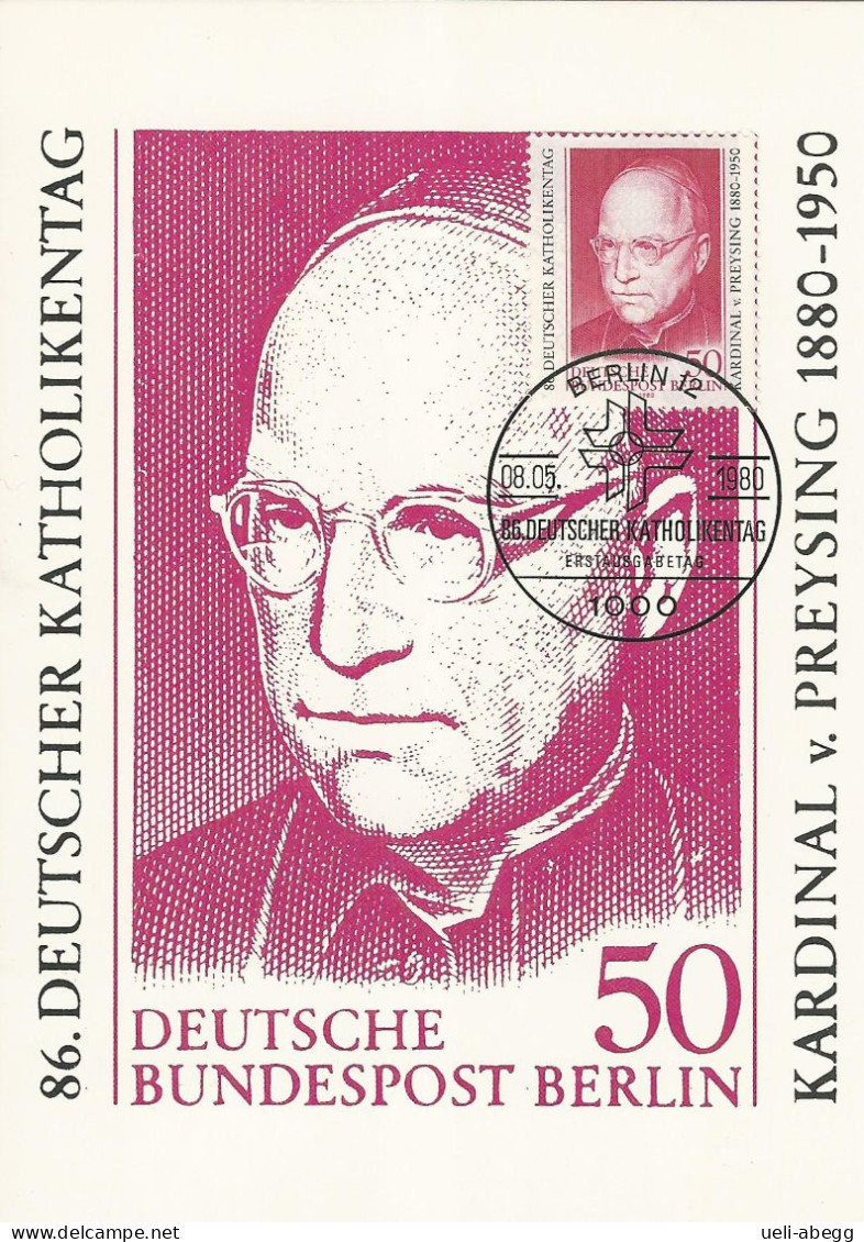 Berlin Mi 624 O Maximumkarte - Maximum Cards