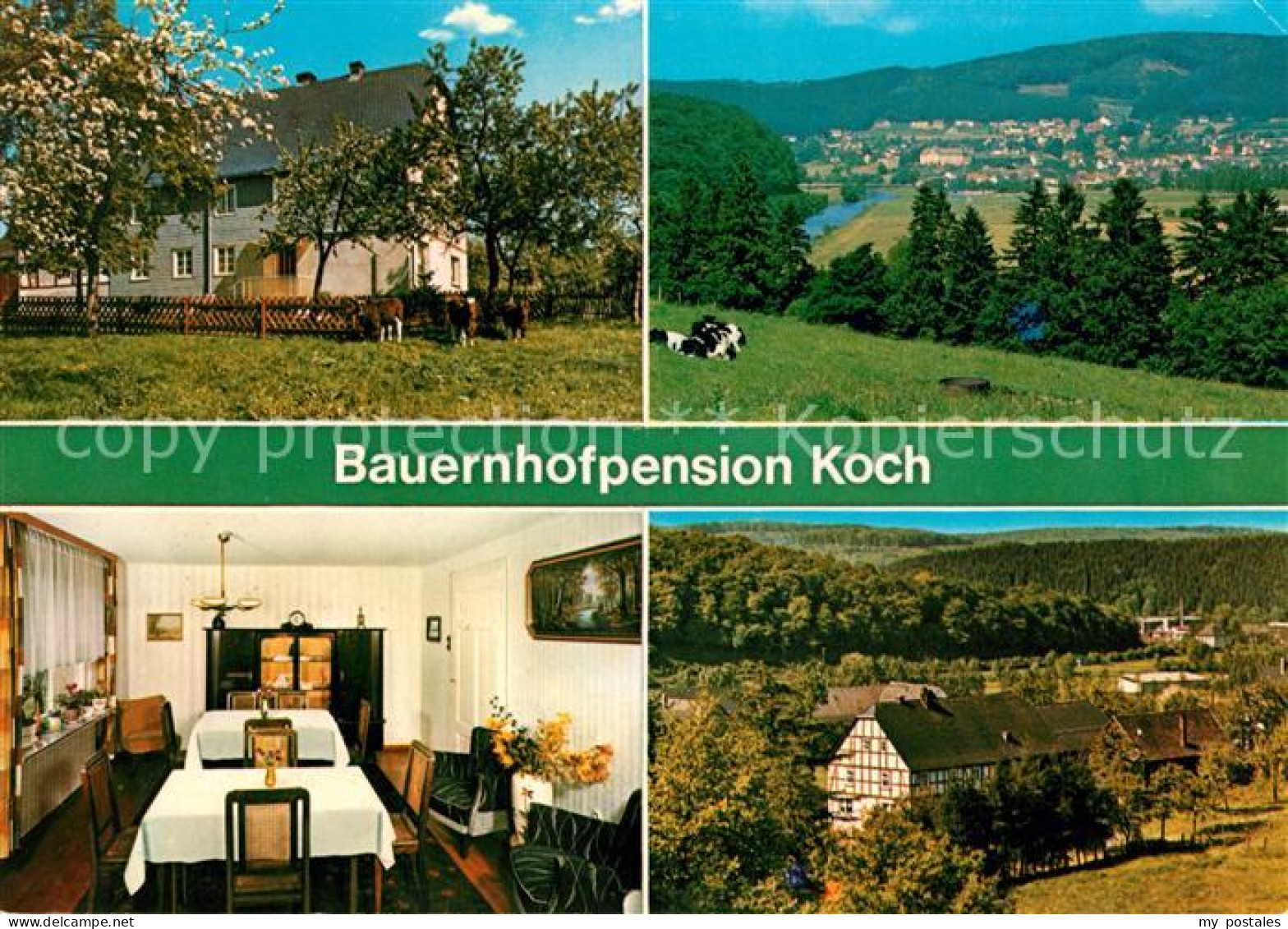 73047479 Arnsberg Westfalen Bauernhofpension Koch Gaststube Panorama Arnsberg - Arnsberg