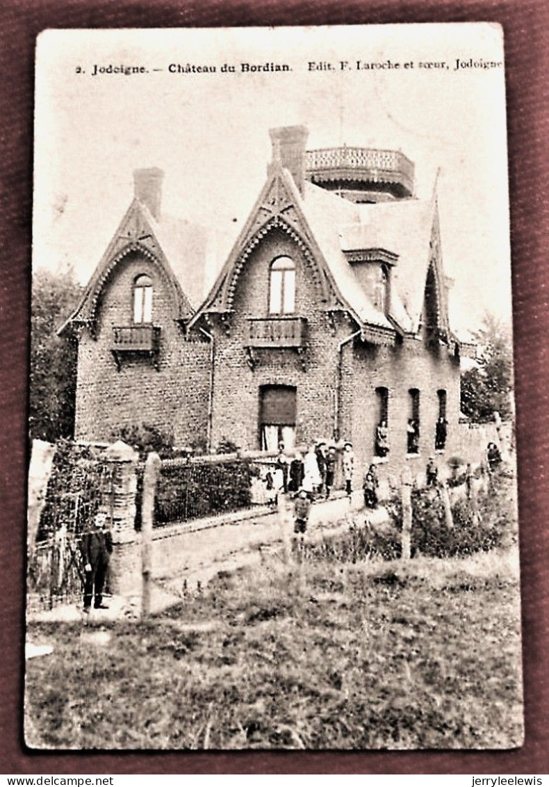 JODOIGNE  -  Château Du Bordian  -  1906    - - Jodoigne