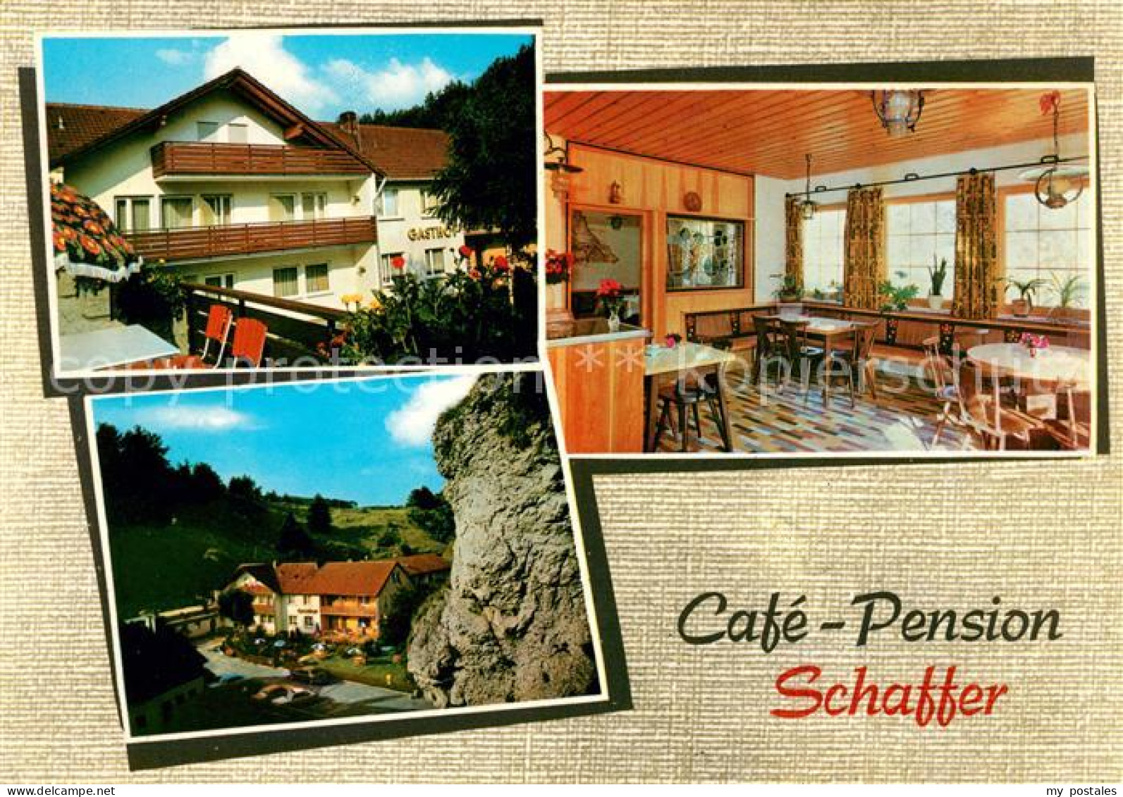 73047425 Pottenstein Oberfranken Cafe Pension Schaffer Gastraeume Schuettersmueh - Pottenstein