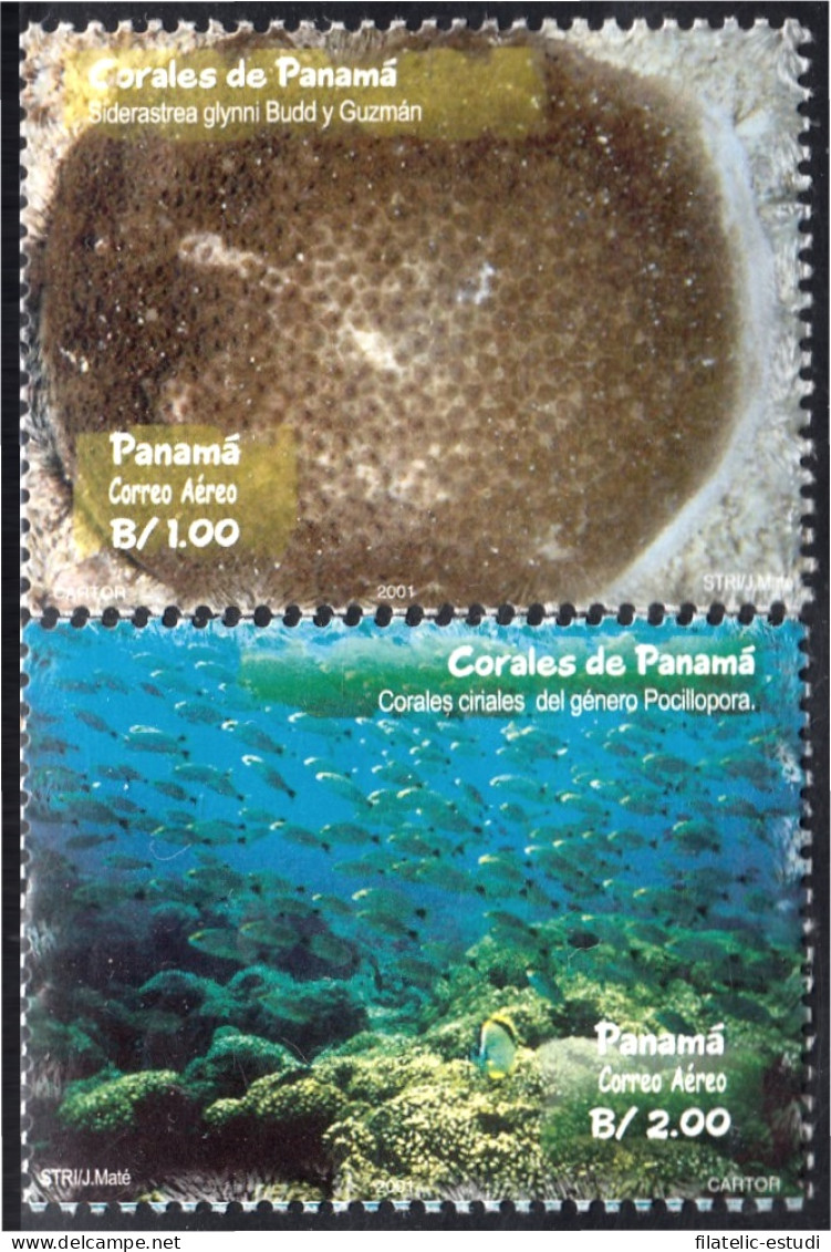 Panama A- 549/550 2001 Corales De Panama MNH - Panama