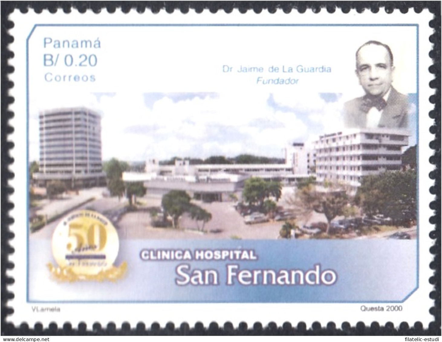 Panama 1199 2000 Clinica Hospital San Fernando MNH - Panama