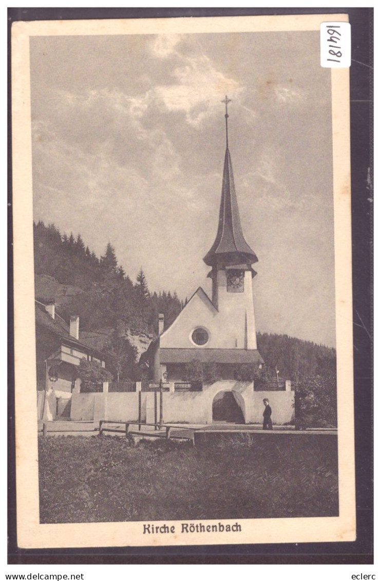 RÖTHENBACH - KIRCHE - TB - Röthenbach Im Emmental