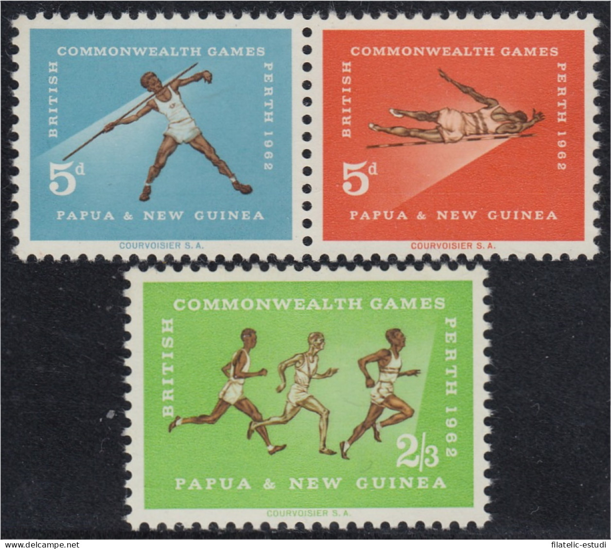 Papúa Y New Guinea 50/52 1962 7º Juegos Del Imperio Y La Mancomunidad MNH - Papua New Guinea
