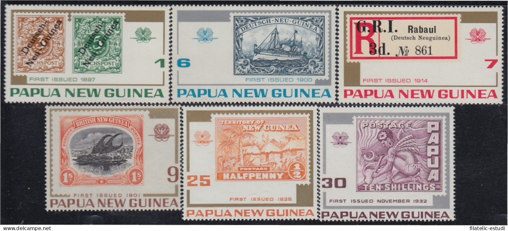 Papúa Y New Guinea 253/58 1973 75º Aniversario Del Sellos MNH - Papua New Guinea