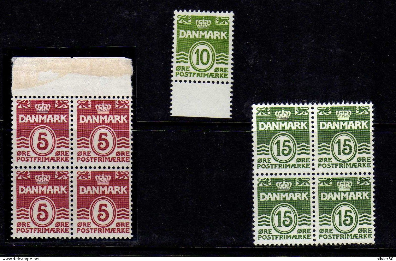 Danemark - Chiffres -  Neufs** - MNH - Neufs