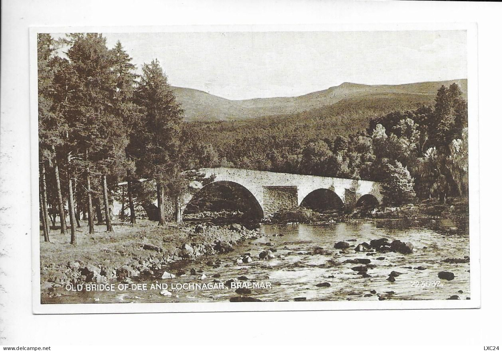 OLD BRIDGE OF DEE AND LOCHNAGAR. BRAEMAR. - Aberdeenshire