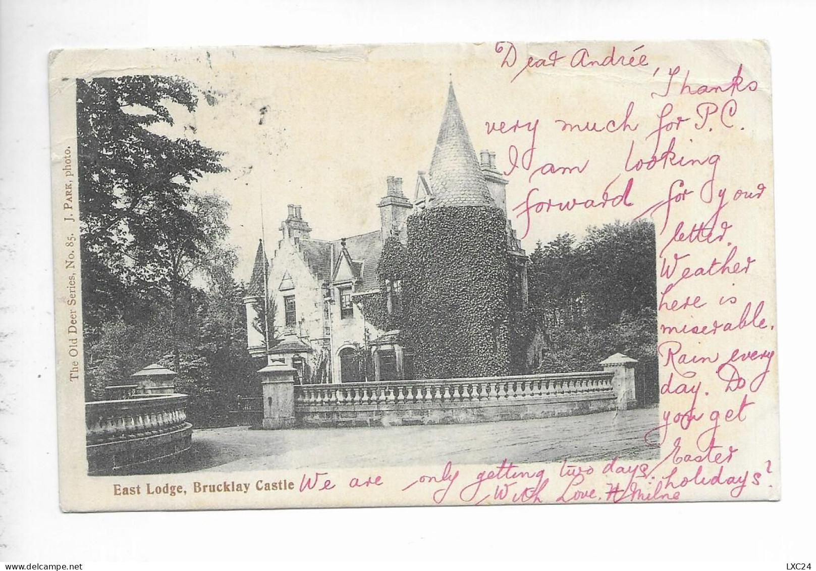 EAST LODGE. BRUCKLAY CASTLE. - Aberdeenshire