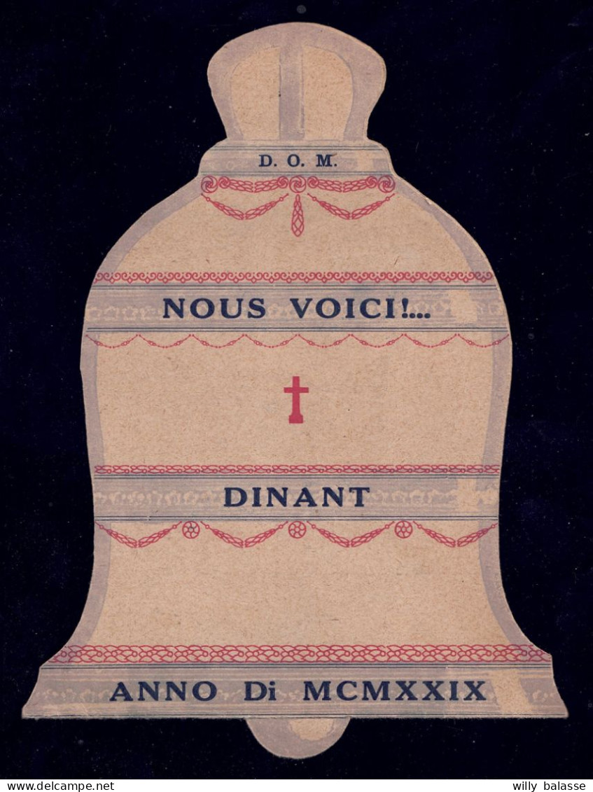 +++ PUBLICITE Bénédiction Des Cloches - DINANT - 1929 - Fondues à Tournai 1928 // - Pubblicitari