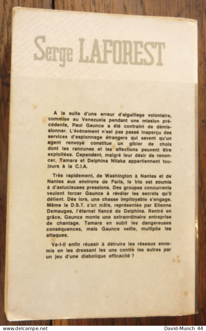 La Trahison De Tamara De Serge Laforest. Fleuve Noir, Espionnage. 1969 - Fleuve Noir