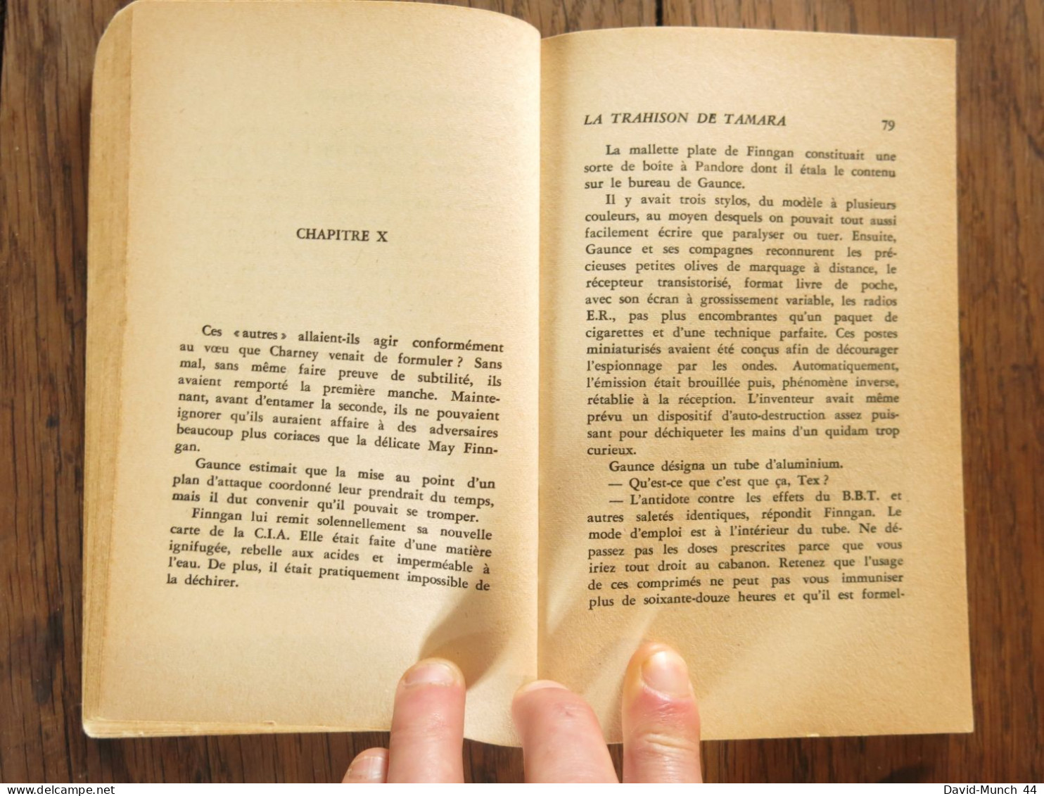 La trahison de Tamara de Serge Laforest. Fleuve noir, Espionnage. 1969