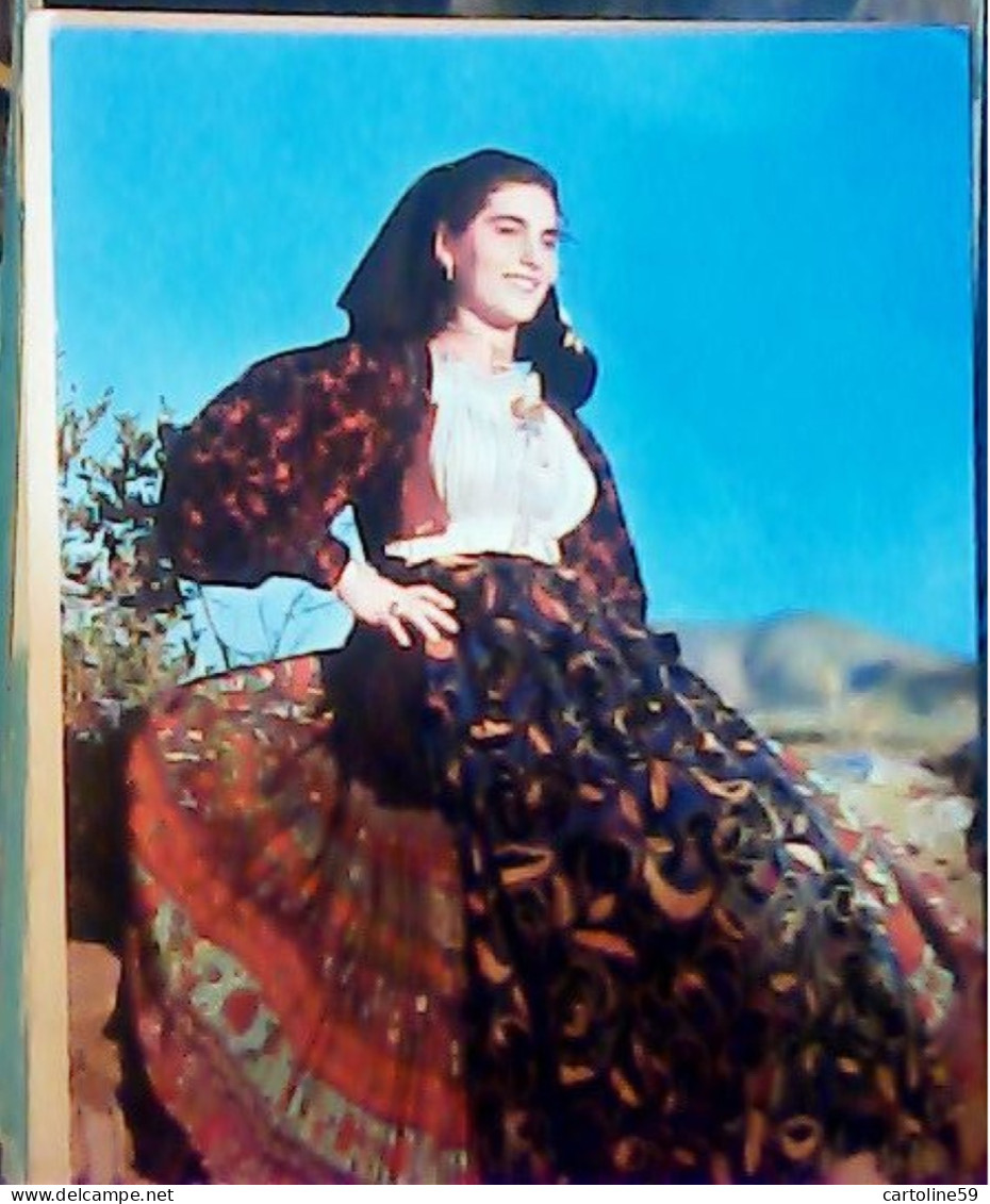 COSTUME COSTUMI DI SARDEGNA SINISCOLA NUORO  DONNA RAGAZZA   VB1959  JU4938 - Nuoro