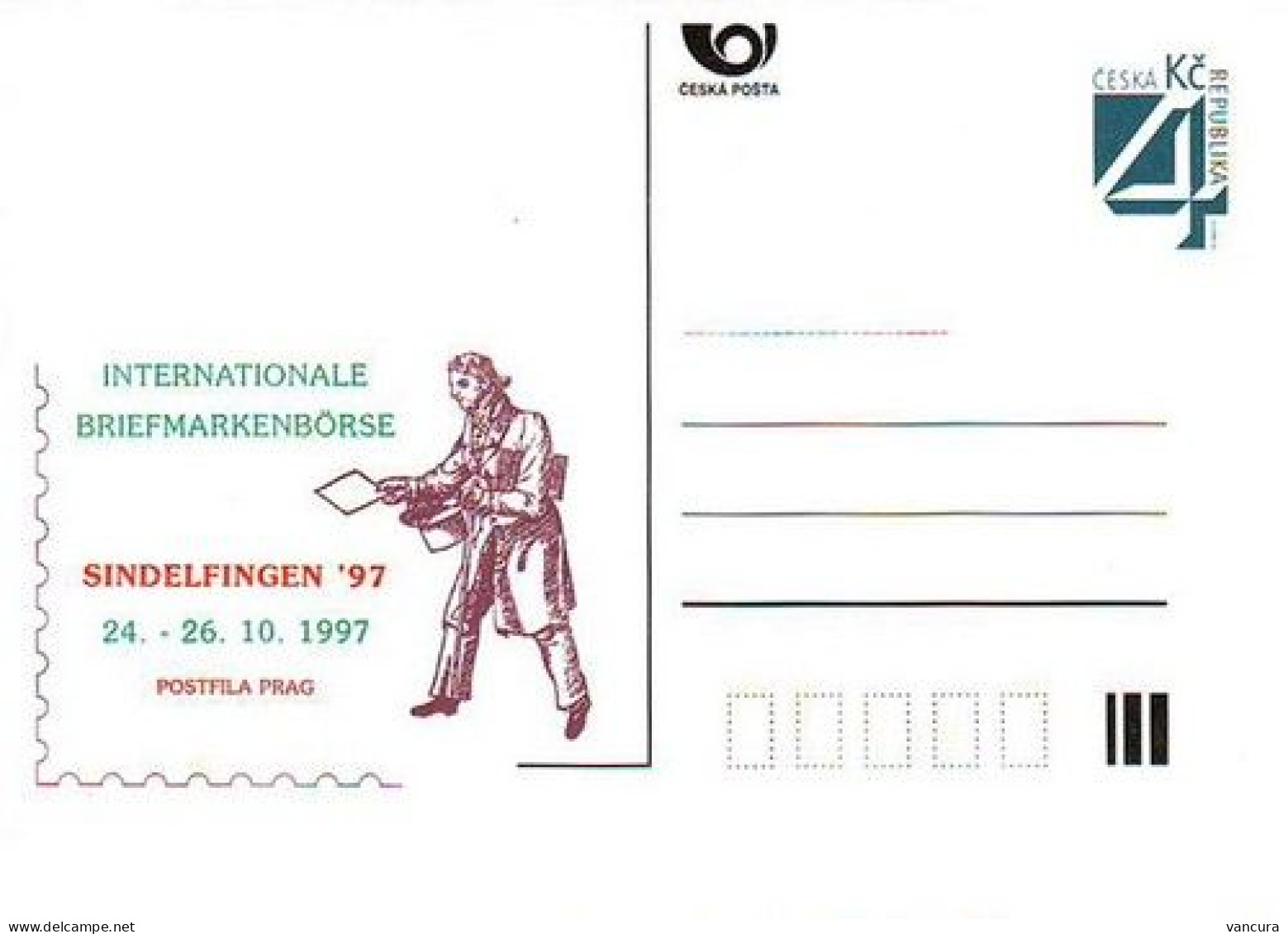 CDV A 27 Czech Republic - Sindelfingen 1997 - Postkaarten