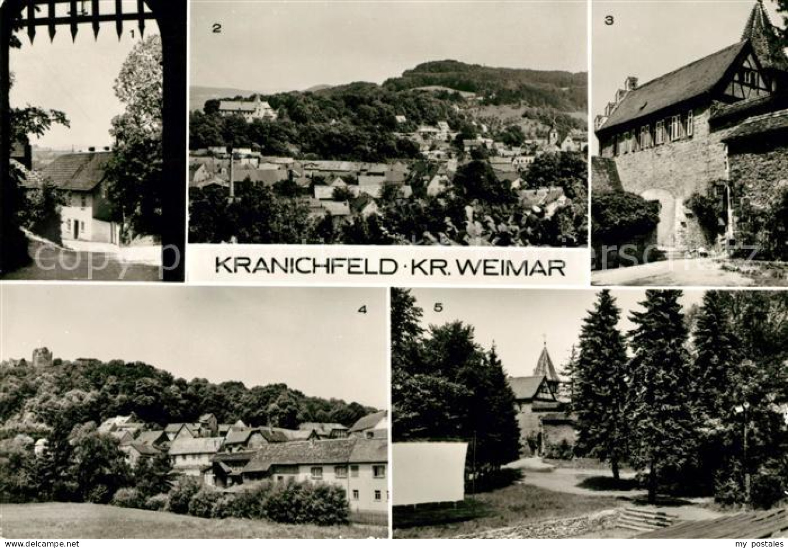 73046146 Kranichfeld Niederburg Schlossberg Oberschloss Freilichtbuehne Kranichf - Kranichfeld
