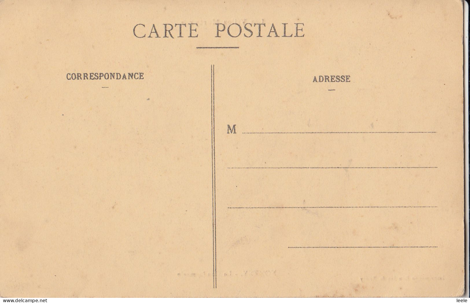 CB92. Vintage French Postcard. The Police Station. Nomeny. WWI Shelling. - Nomeny