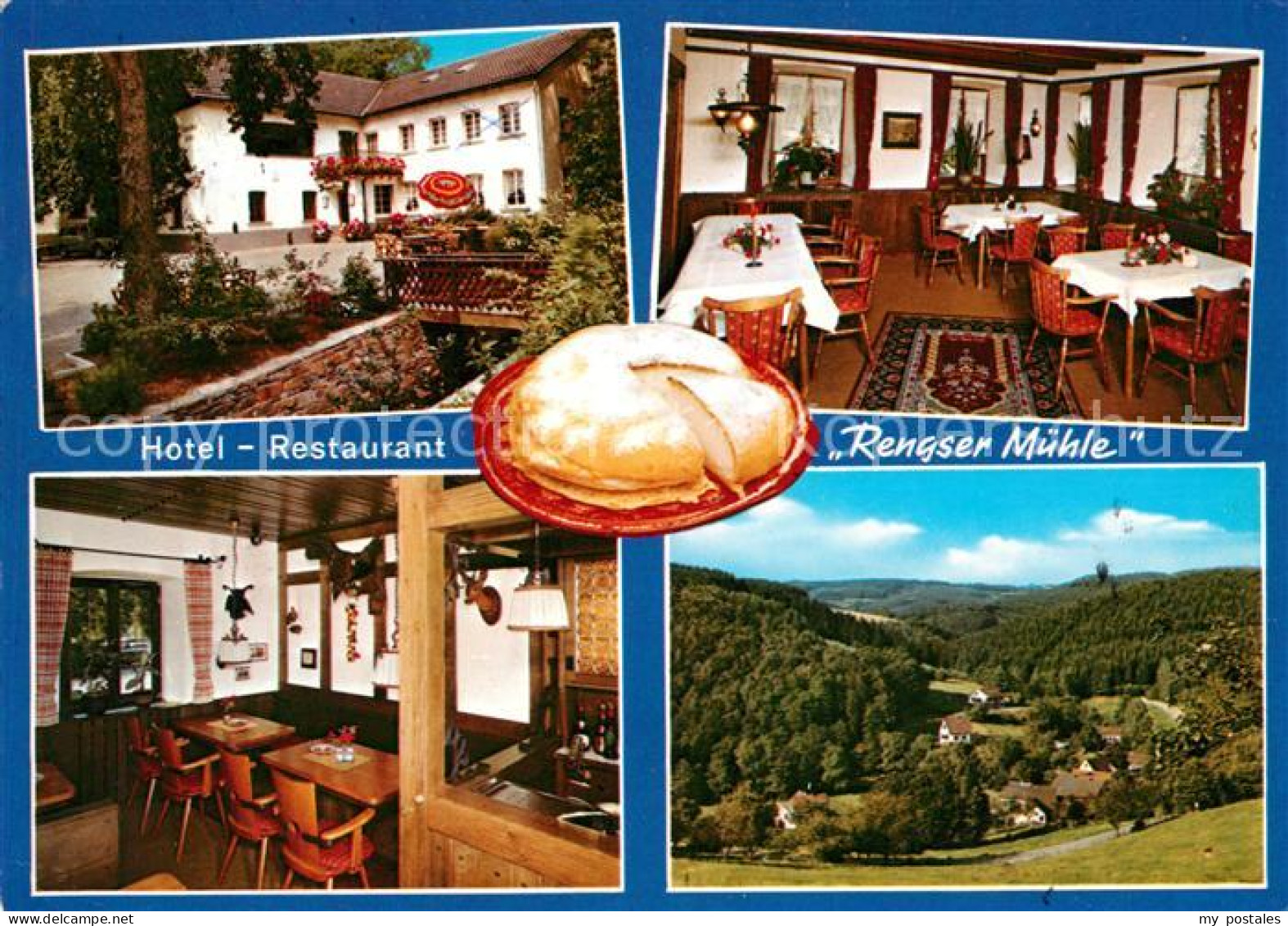 73046053 Niederrengse Hotel Restaurant Rengser Muehl Gastraeume Panorama Niederr - Bergneustadt